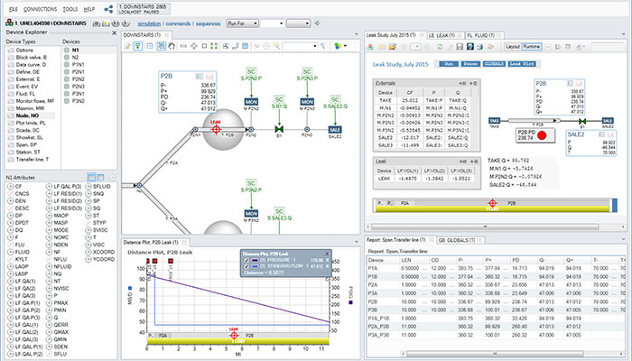 Synergi Pipeline Simulator screen